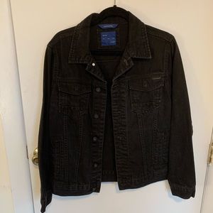 Zara Man, black denim jacket M